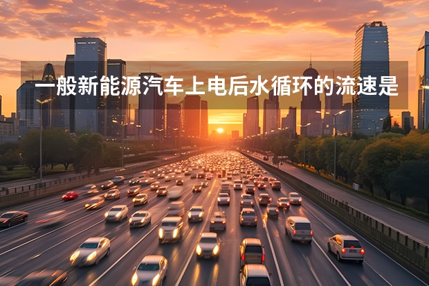 一般新能源汽车上电后水循环的流速是多少？