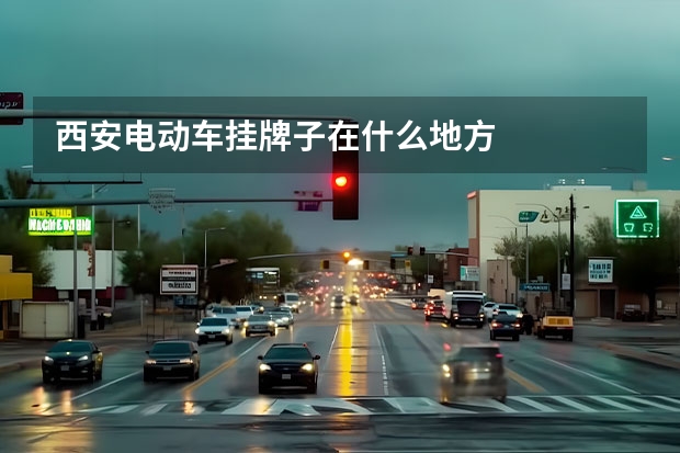 西安电动车挂牌子在什么地方