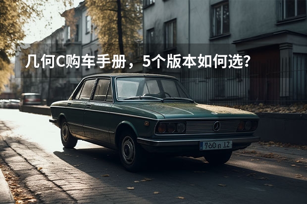几何C购车手册，5个版本如何选？