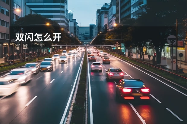 双闪怎么开