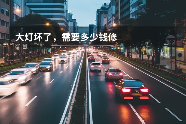 大灯坏了，需要多少钱修
