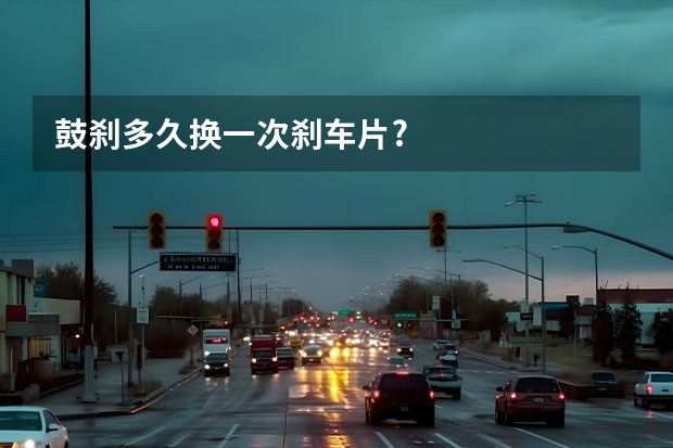 鼓刹多久换一次刹车片?