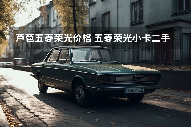 芦苞五菱荣光价格 五菱荣光小卡二手车：了解价格、车况及购买注意事项
