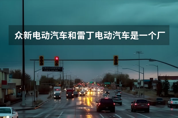 众新电动汽车和雷丁电动汽车是一个厂家吗