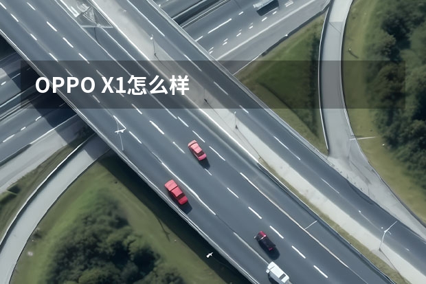 OPPO X1怎么样