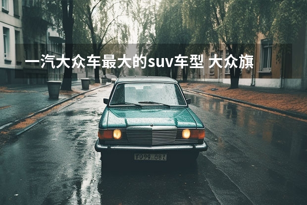 一汽大众车最大的suv车型 大众旗下的大型SUV，车长5米，提供7座布局，汉兰达的最强对手