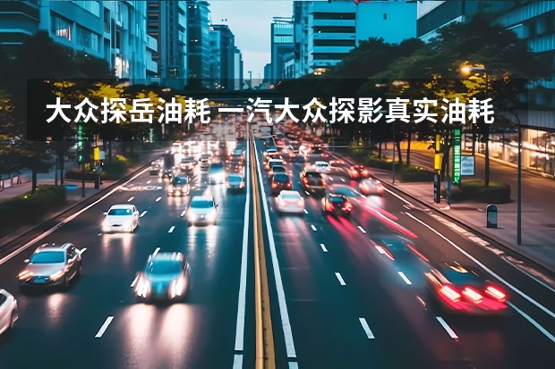 大众探岳油耗 一汽大众探影真实油耗