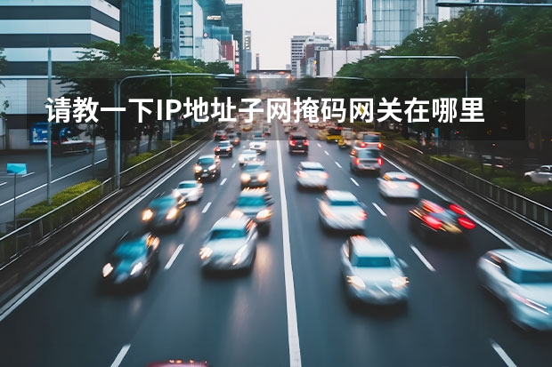 请教一下IP地址子网掩码网关在哪里设置