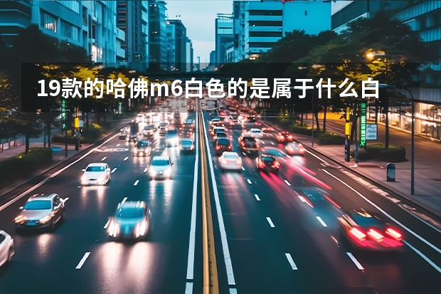 19款的哈佛m6白色的是属于什么白？