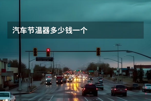 汽车节温器多少钱一个