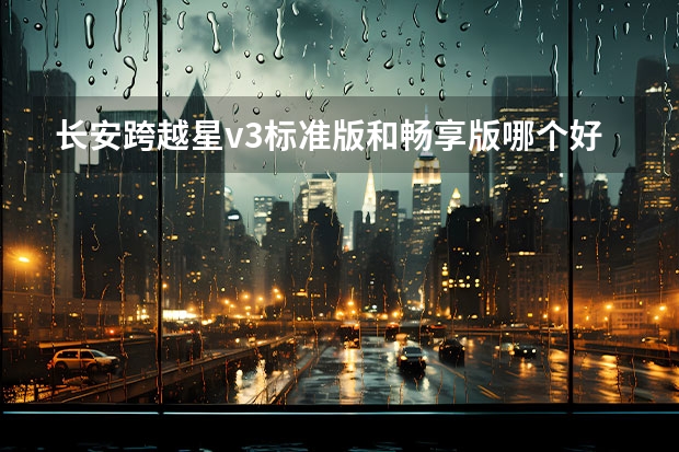 长安跨越星v3标准版和畅享版哪个好