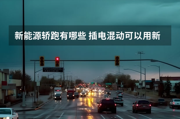 新能源轿跑有哪些 插电混动可以用新能源指标吗