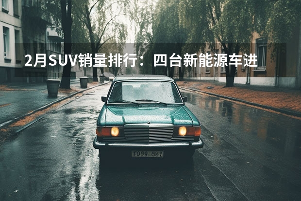 2月SUV销量排行:四台新能源车进前十,合资独剩CRV 15万以内车(15万左右的轿车哪款好)
