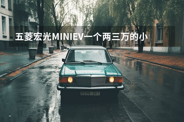 五菱宏光MINIEV一个两三万的小电动，是你喜欢的吗？