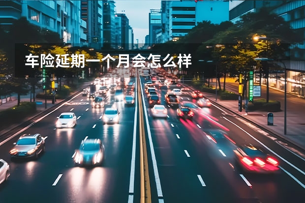 车险延期一个月会怎么样