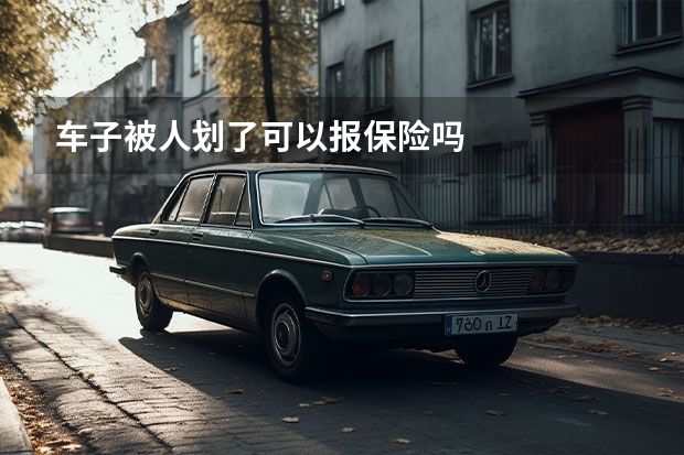 车子被人划了可以报保险吗