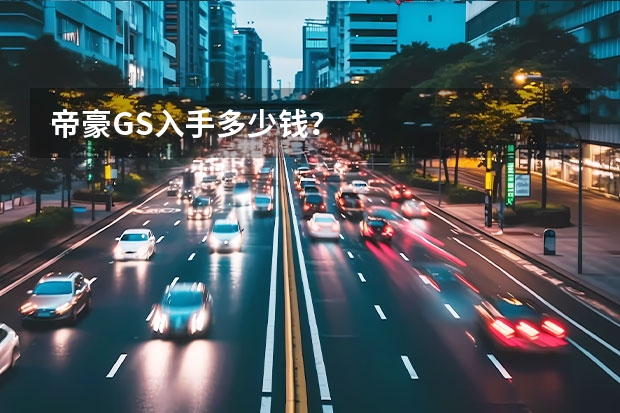帝豪GS入手多少钱？