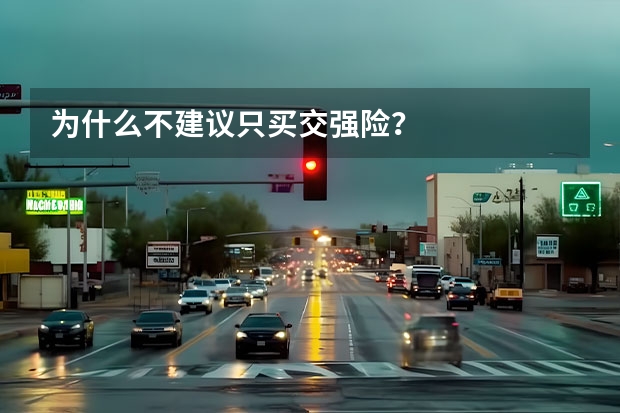 为什么不建议只买交强险？