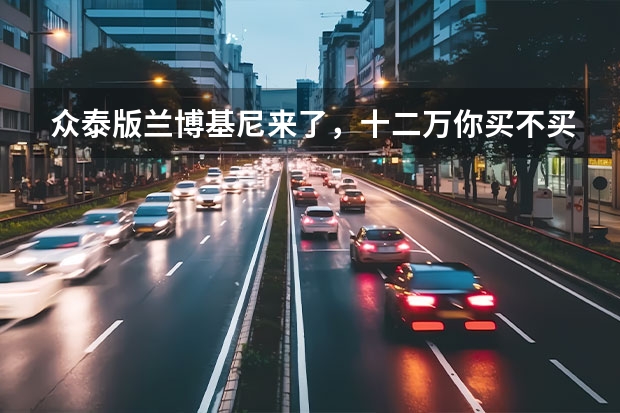 众泰版兰博基尼来了，十二万你买不买？ 12万兰博基尼值得买吗？