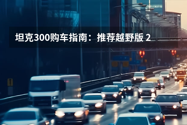 坦克300购车指南：推荐越野版 2.0T 挑战者（WEY坦克300 即将上市定位于紧凑型硬派越野车 整体挺唬人）