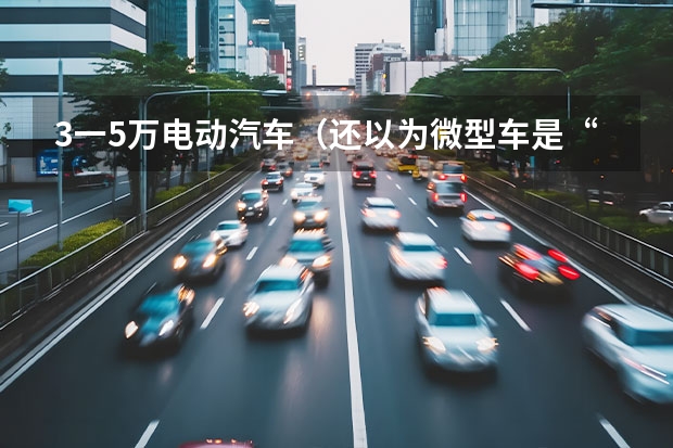 3一5万电动汽车（还以为微型车是“老头乐”？看完它们再说吧！）