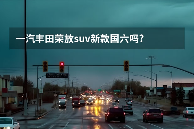 一汽丰田荣放suv新款国六吗?