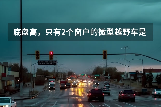 底盘高，只有2个窗户的微型越野车是什么价码