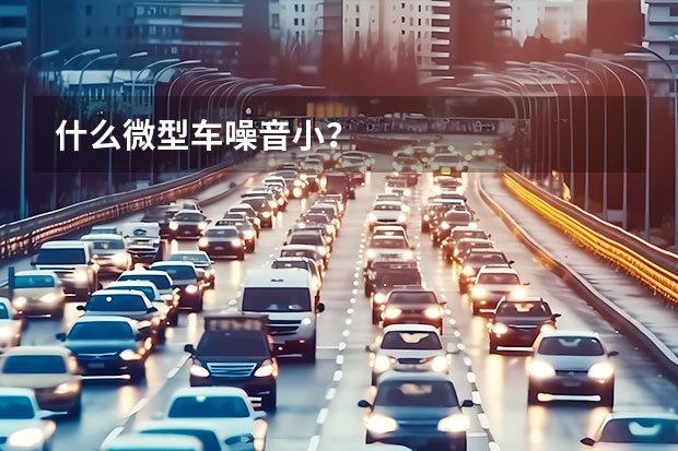 什么微型车噪音小？
