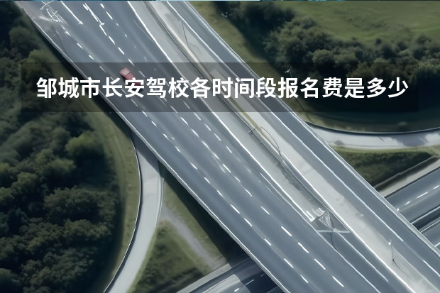 邹城市长安驾校各时间段报名费是多少？