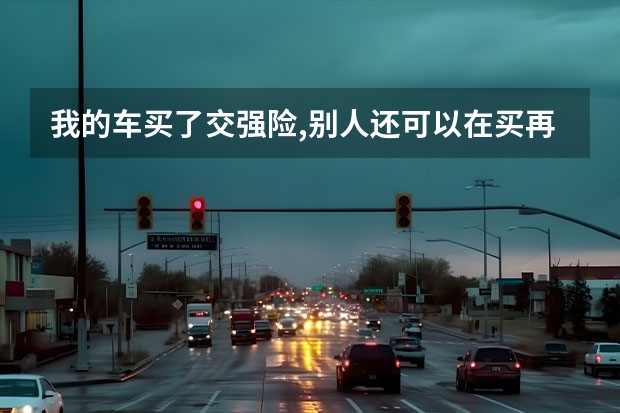 我的车买了交强险,别人还可以在买再买交强险吗？