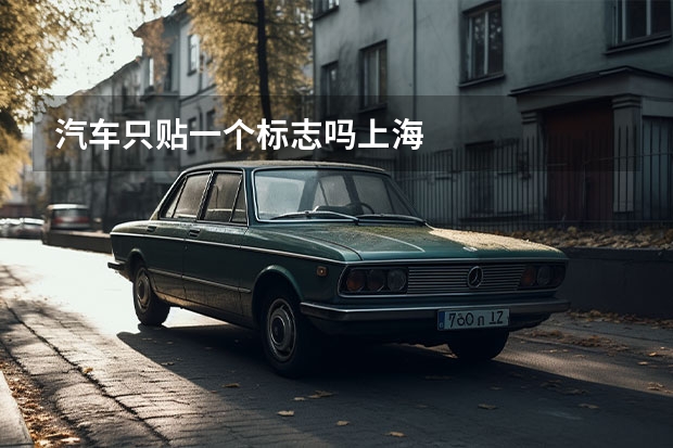 汽车只贴一个标志吗上海