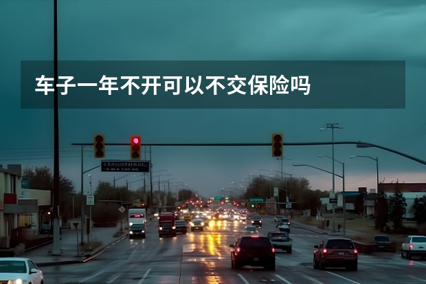 车子一年不开可以不交保险吗