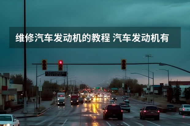 维修汽车发动机的教程 汽车发动机有异响？