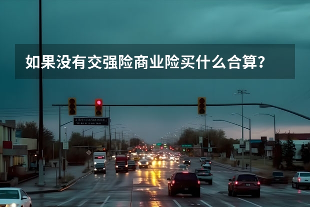 如果没有交强险商业险买什么合算？