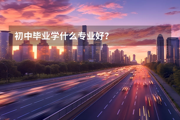 初中毕业学什么专业好?