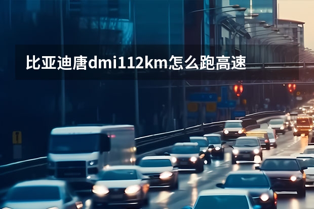 比亚迪唐dmi112km怎么跑高速