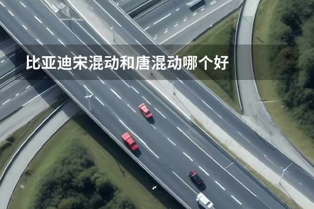 比亚迪宋混动和唐混动哪个好