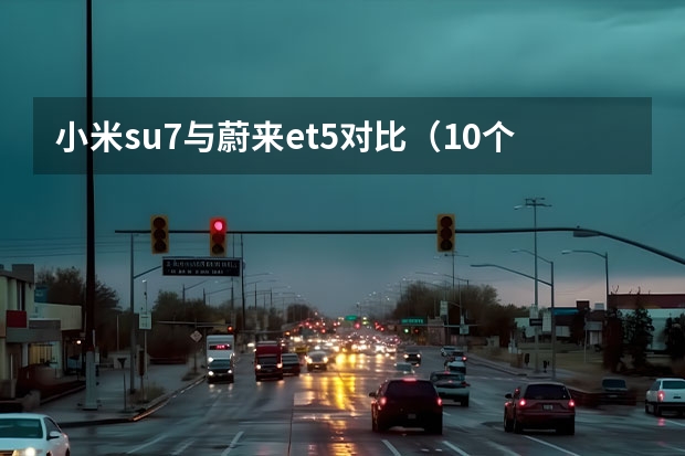 小米su7与蔚来et5对比（10个问题，说说小米汽车的“无忧服务包”）