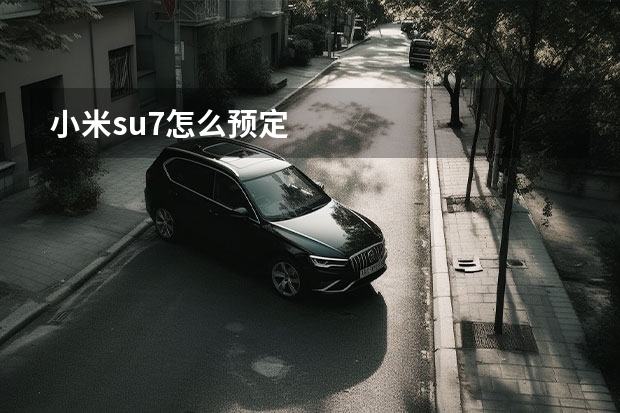 小米su7怎么预定