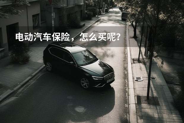 电动汽车保险，怎么买呢？