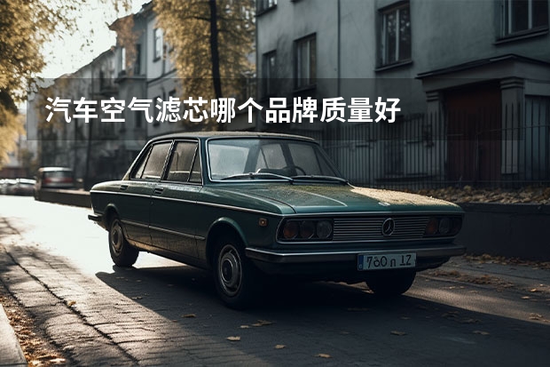 汽车空气滤芯哪个品牌质量好