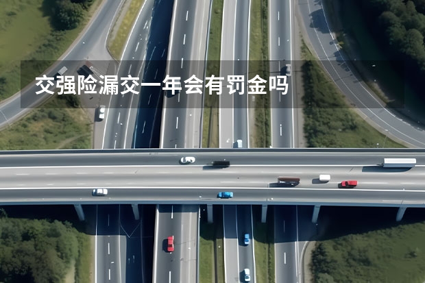 交强险漏交一年会有罚金吗