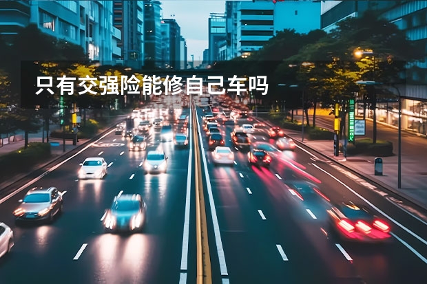 只有交强险能修自己车吗