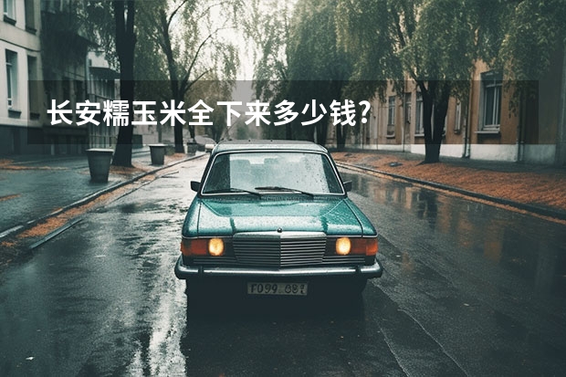 长安糯玉米全下来多少钱?