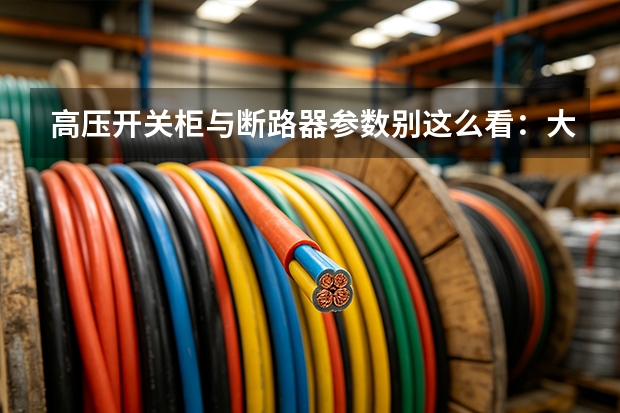 高压开关柜与断路器参数别这么看：大同高压电器纠错
