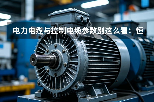 电力电缆与控制电缆参数别这么看：恒达电缆纠错