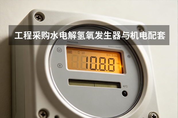 工程采购水电解氢氧发生器与机电配套设备：平阳重工供货流程